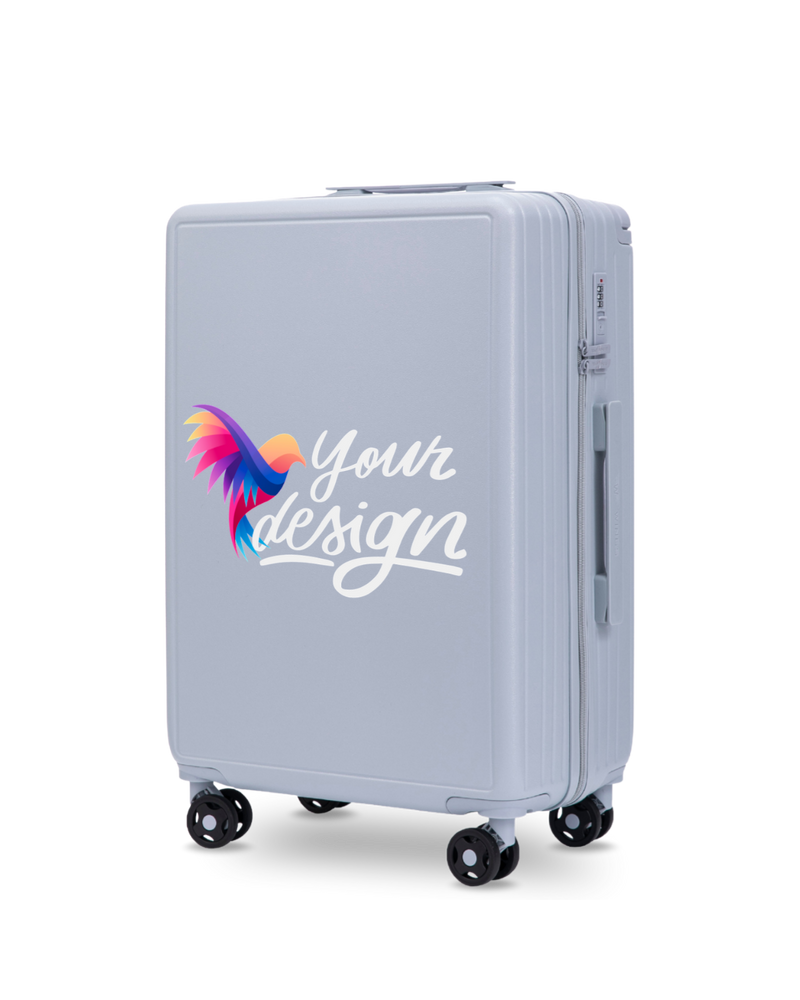 Walizka średnia Wings PERSONALIZED ABS+ 24" PASTEL BLUE