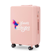 Walizka średnia Wings PERSONALIZED ABS+ 24" SOFT PINK
