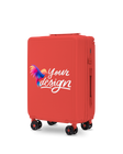 Walizka kabinowa Wings PERSONALIZED ABS+ 20" RED