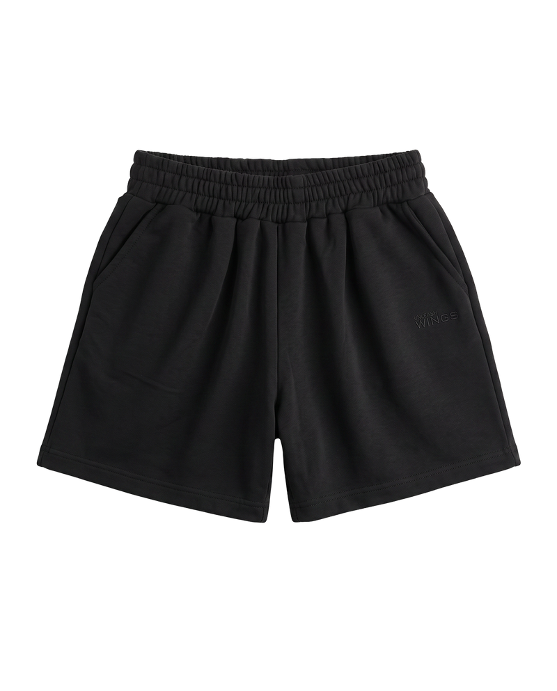 Damskie szorty dresowe UNLEASH WINGS BLACK
