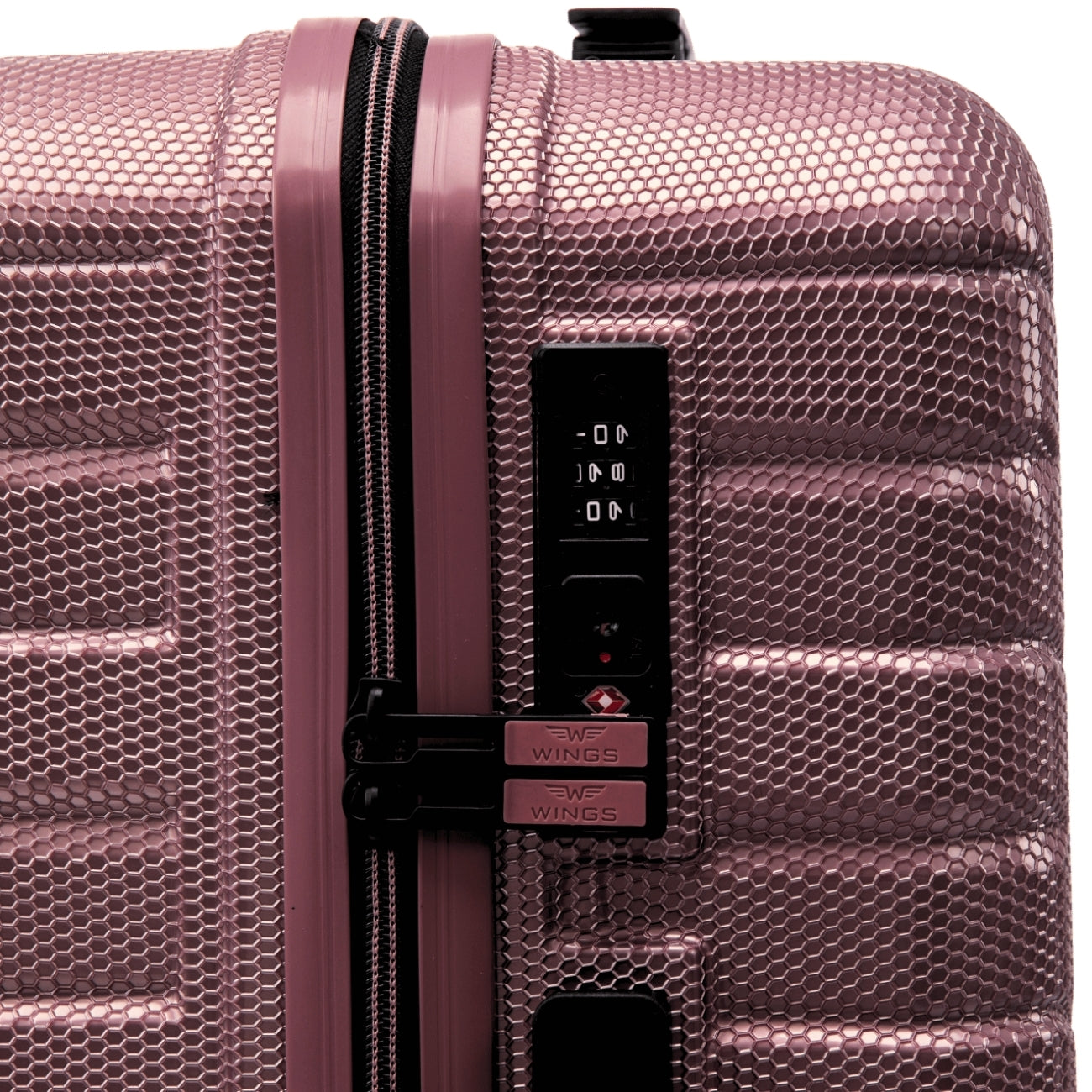 Zestaw 4 walizek Wings CRAKE S/M/L + Kuferek ROSE GOLD
