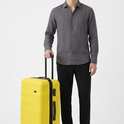 Walizka DUŻA WINGS ABS+ VULTURE 28" Yellow