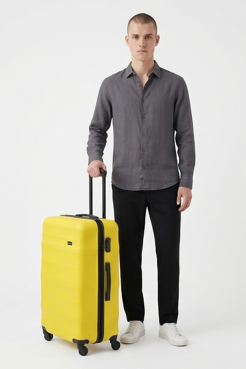 Walizka DUŻA WINGS ABS+ VULTURE 28" Yellow