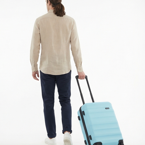 Walizka KABINOWA WINGS ABS+ VULTURE 20" Light Blue