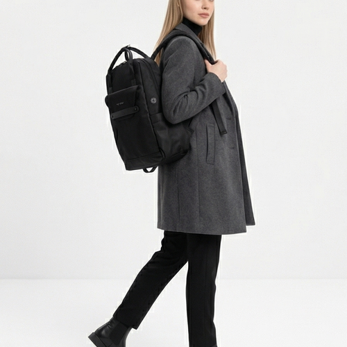 SKYLARK Plecak miejski wielofunkcyjny czarny