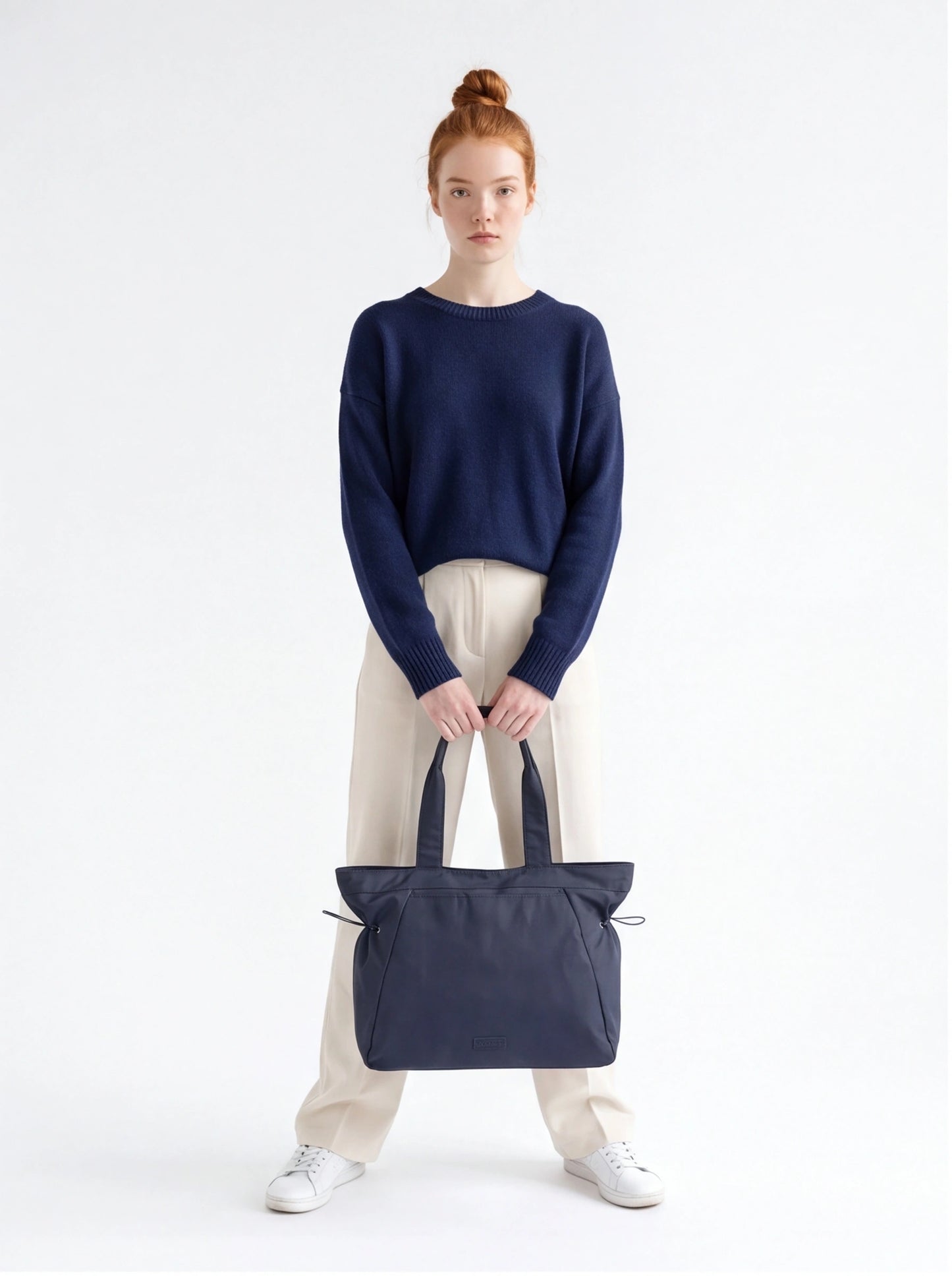 Torba shopper WINGS SOLENNE 14L pojemna NAVY BLUE