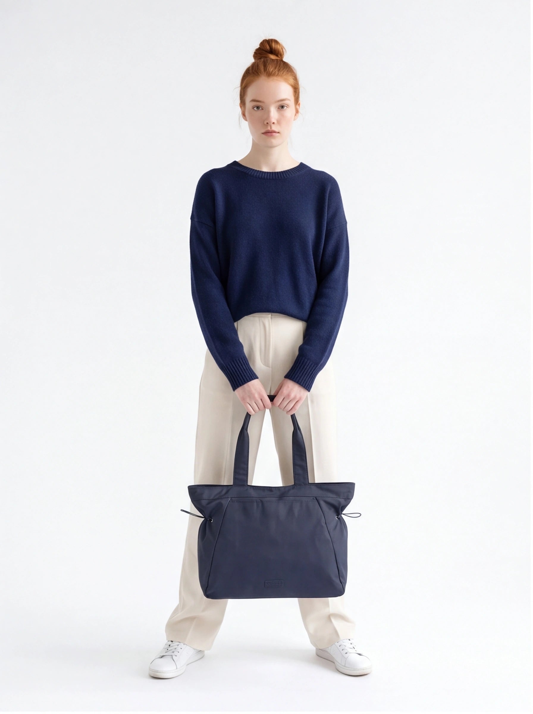 Torba shopper WINGS SOLENNE 14L pojemna NAVY BLUE