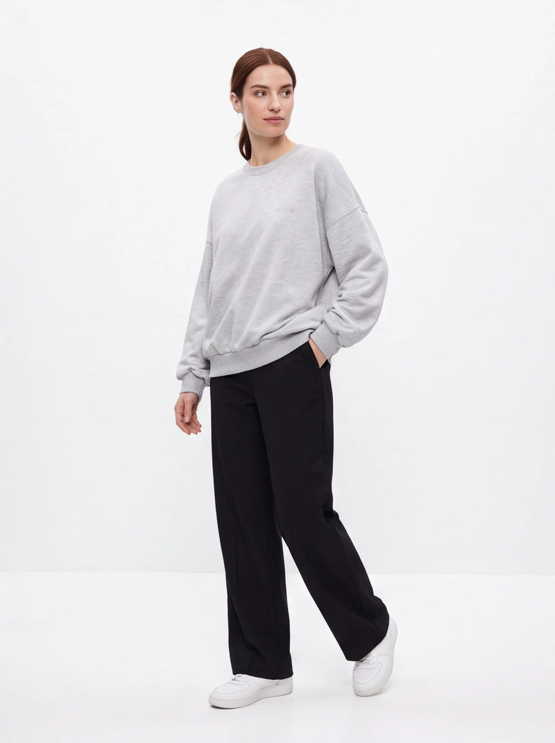 Damska bluza CREWNECK oversize UNLEASH WINGS GREY