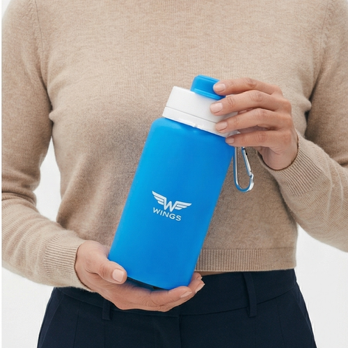 WINGS Butelka podróżna BIDON 550ml BLUE