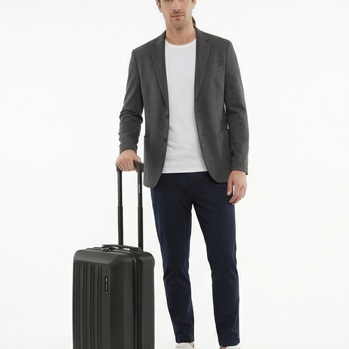 Walizka kabinowa Wings Free Carry On HARRIER Black