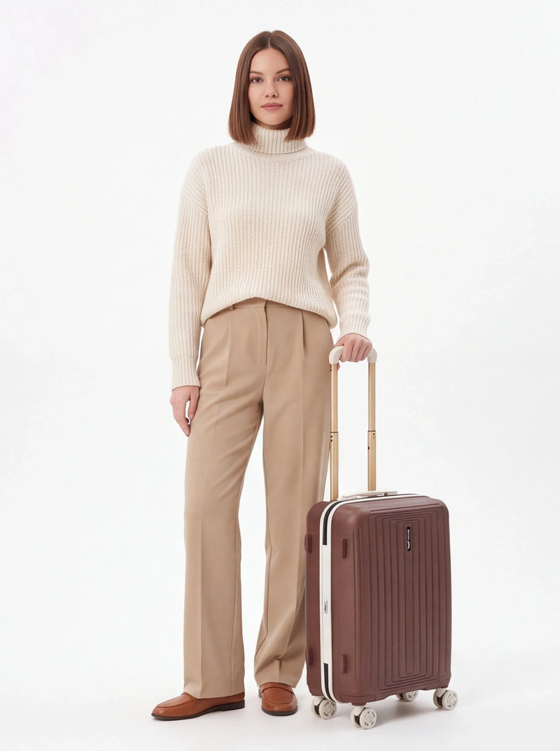 Walizka KABINOWA WINGS PUFFIN 20" CHOCOLATE BROWN