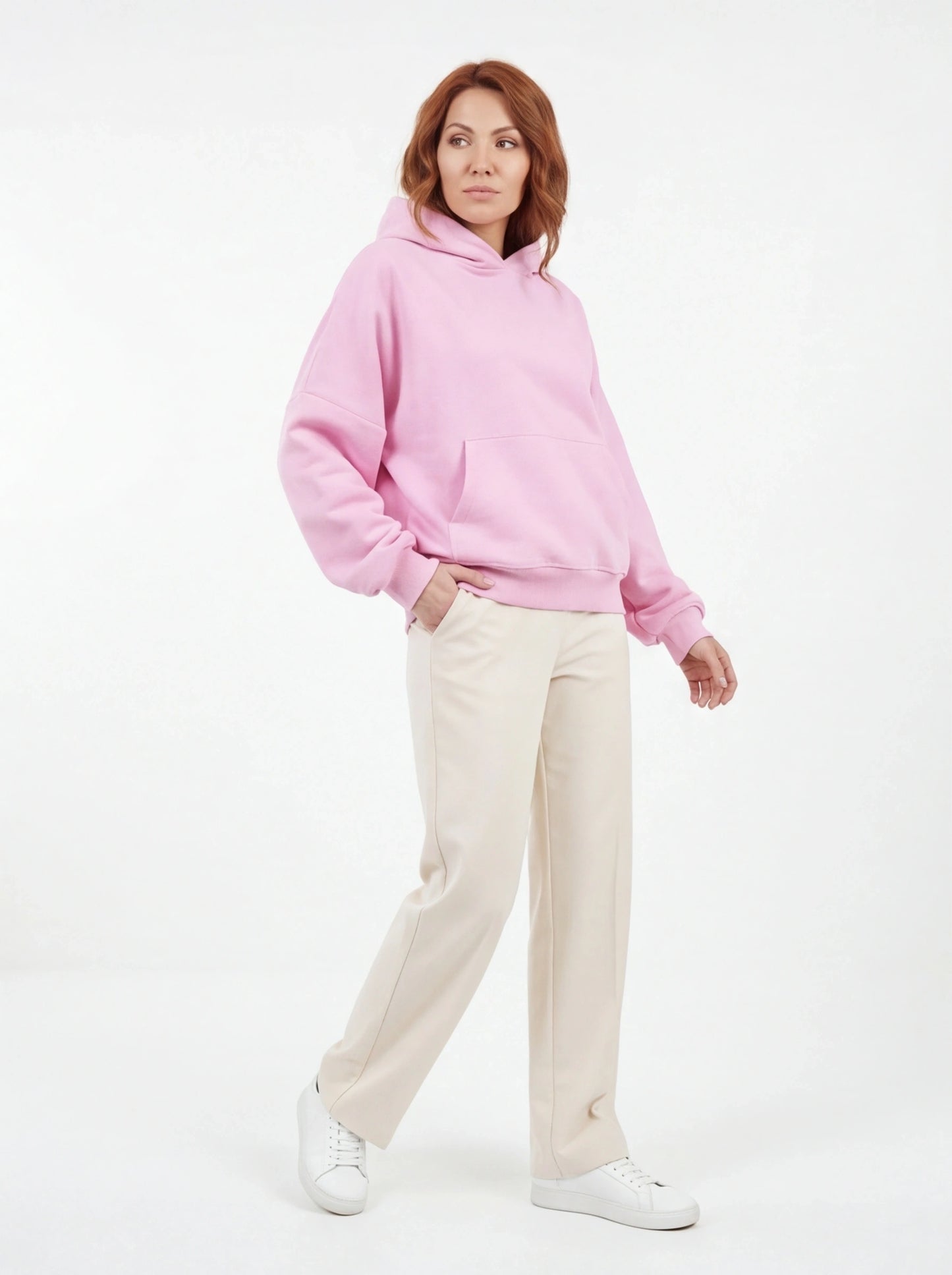 Damska bluza oversize UNLEASH WINGS PINK