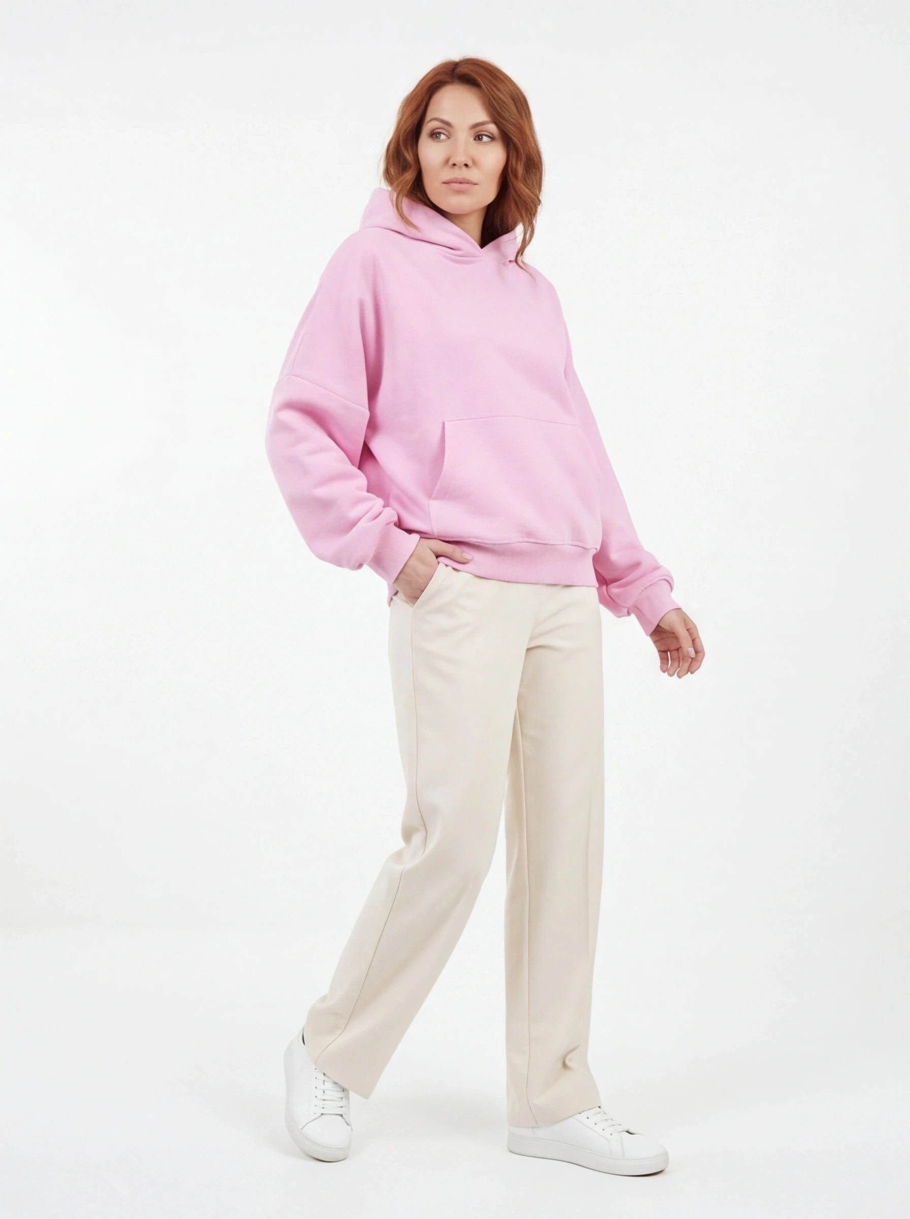 Damska bluza oversize UNLEASH WINGS PINK