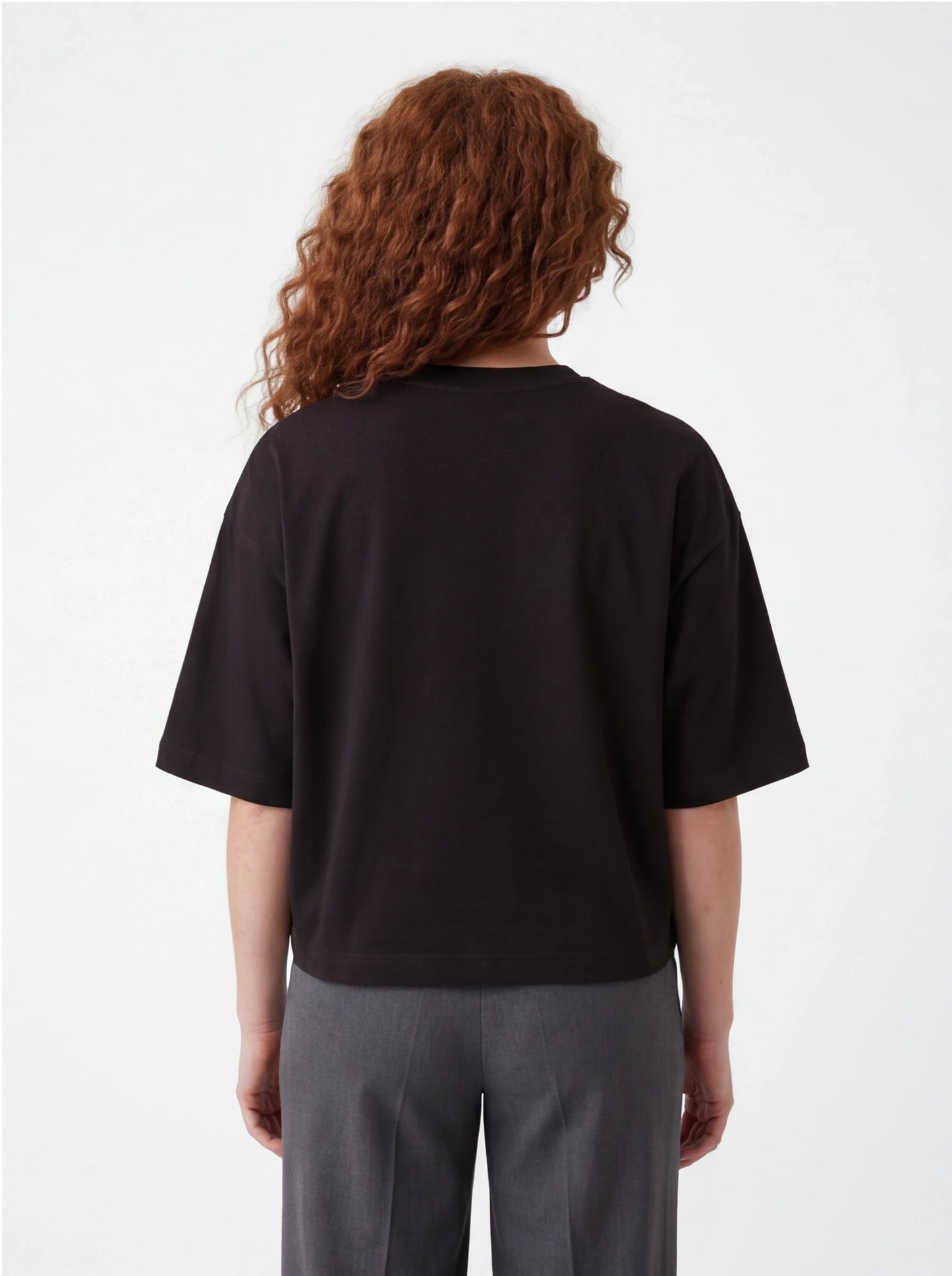 Koszulka damska oversize BLACK
