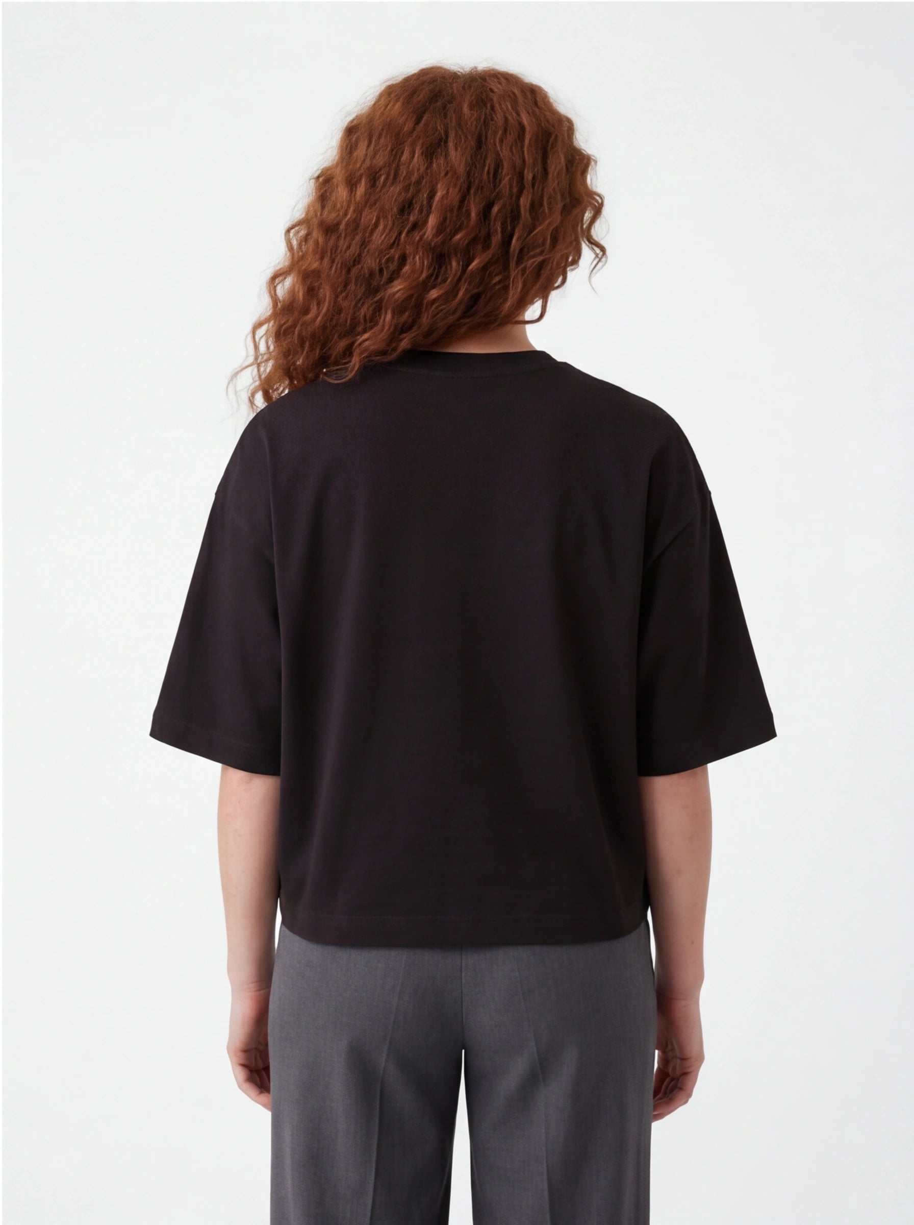 Koszulka damska oversize BLACK