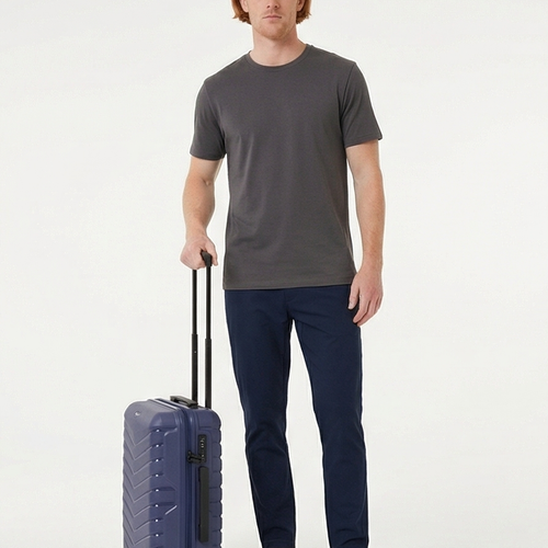 Walizka kabinowa Wings PHOENIX polipropylen 20" NAVY BLUE