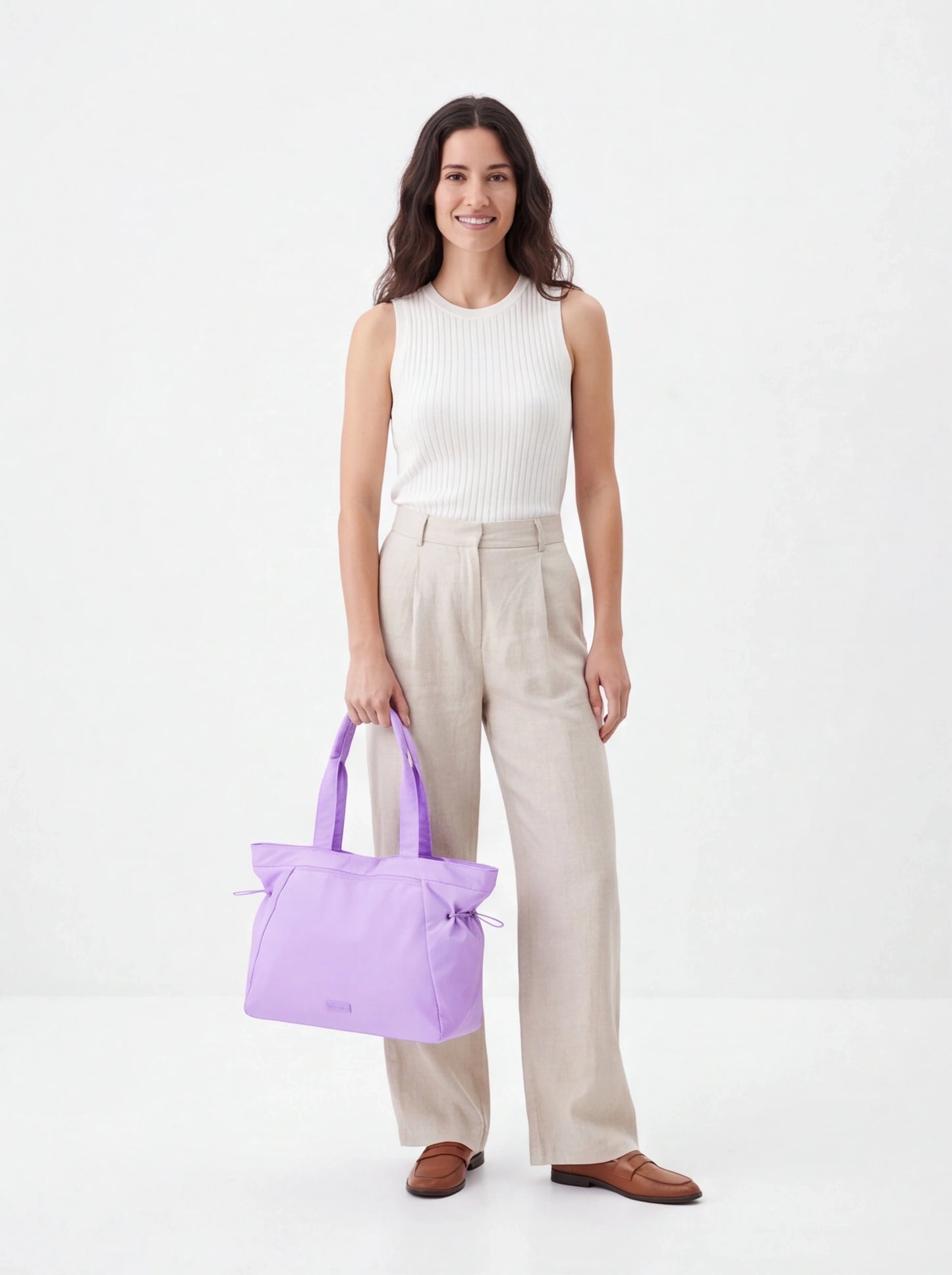 Torba shopper WINGS SOLENNE 14L pojemna PURPLE