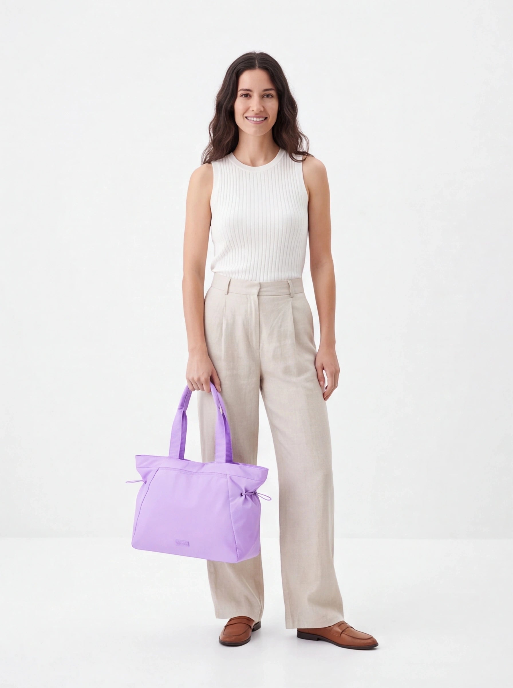 Torba shopper WINGS SOLENNE 14L pojemna PURPLE