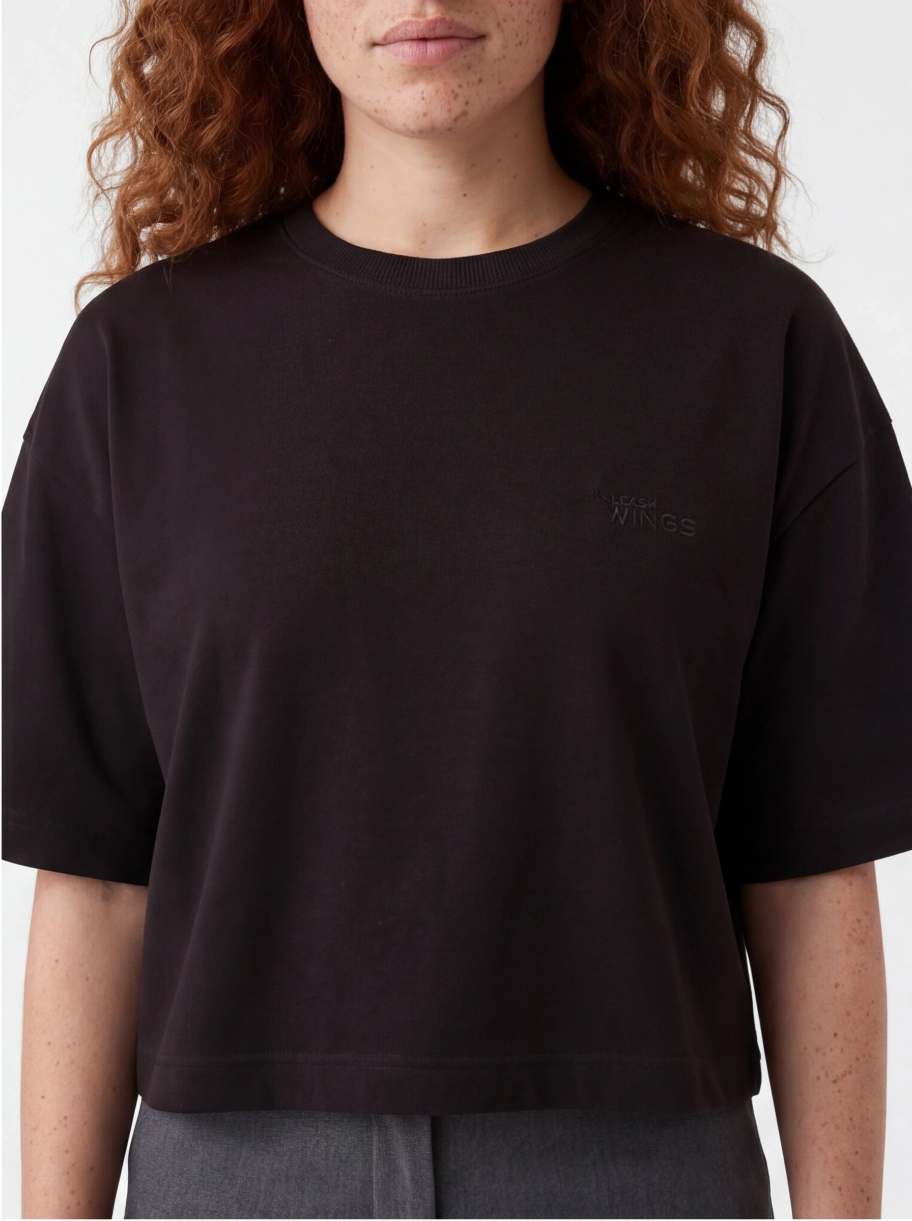 Koszulka damska oversize BLACK