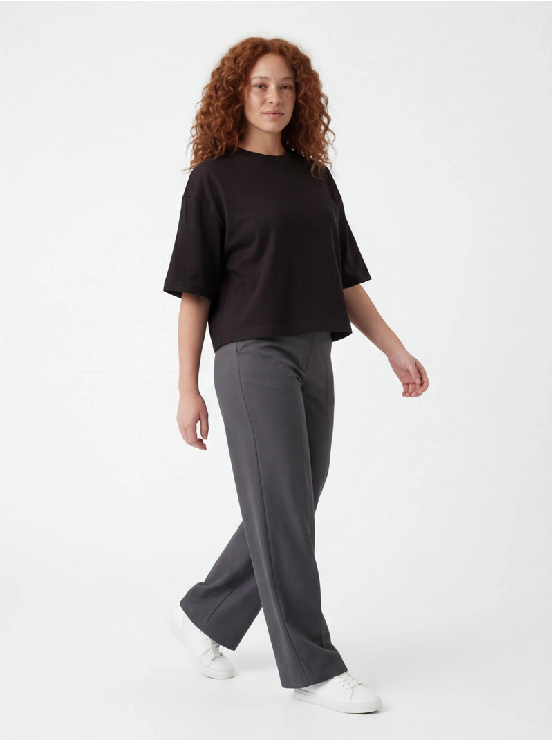 Koszulka damska oversize BLACK