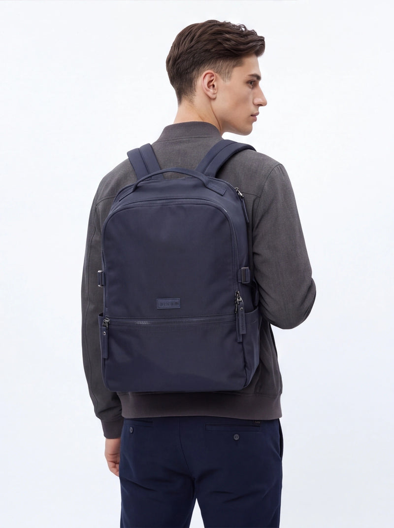 Plecak miejski WINGS 22L na laptop 17 cali do pracy uczelni oraz podróży NAVY BLUE