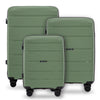 Komplet 3 walizek Wings HAWFINCH 3.0 polipropylen BLACKISH GREEN