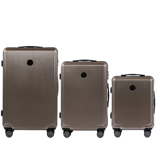 Zestaw 3 walizek Wings PC African Eagle 2.0 CHOCOLATE BROWN