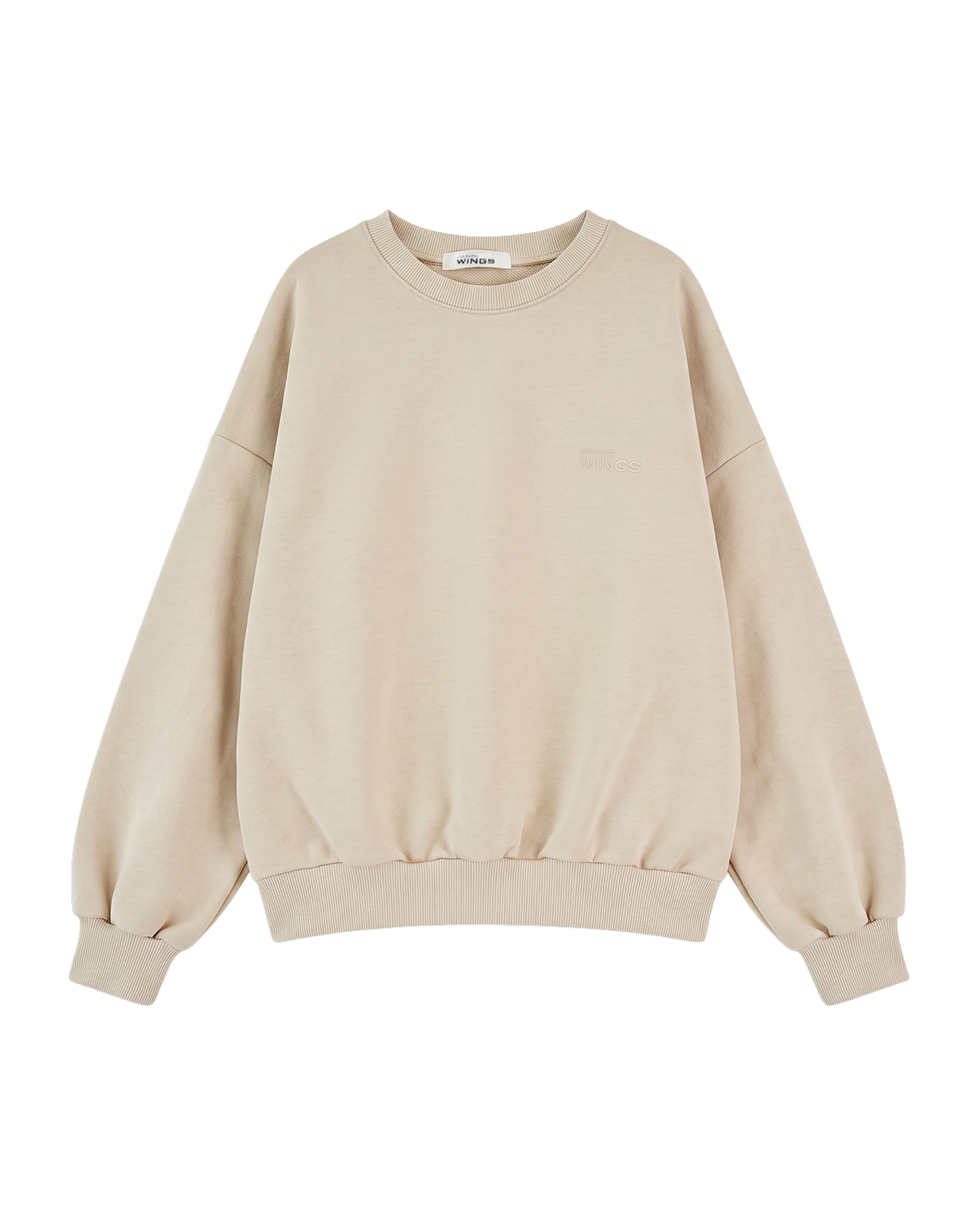 Damska bluza CREWNECK oversize UNLEASH WINGS BEIGE