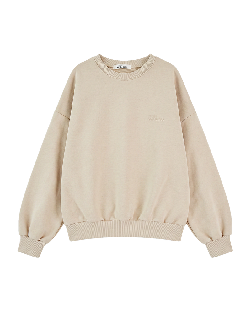 Damska bluza CREWNECK oversize UNLEASH WINGS BEIGE