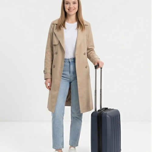 Walizka kabinowa Wings Free Carry On HARRIER Blue