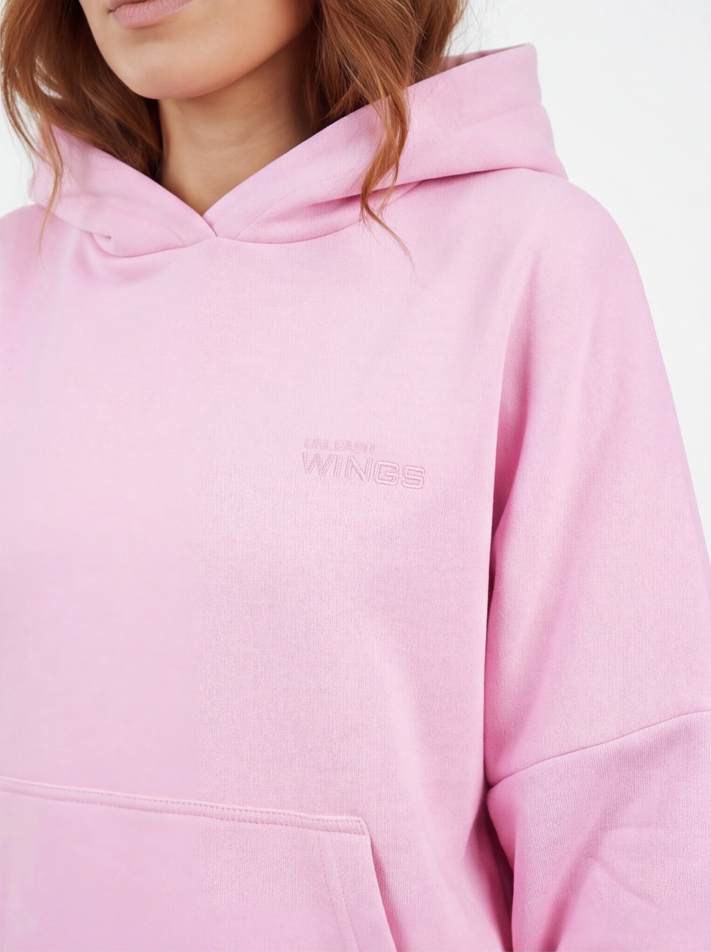 Damska bluza oversize UNLEASH WINGS PINK