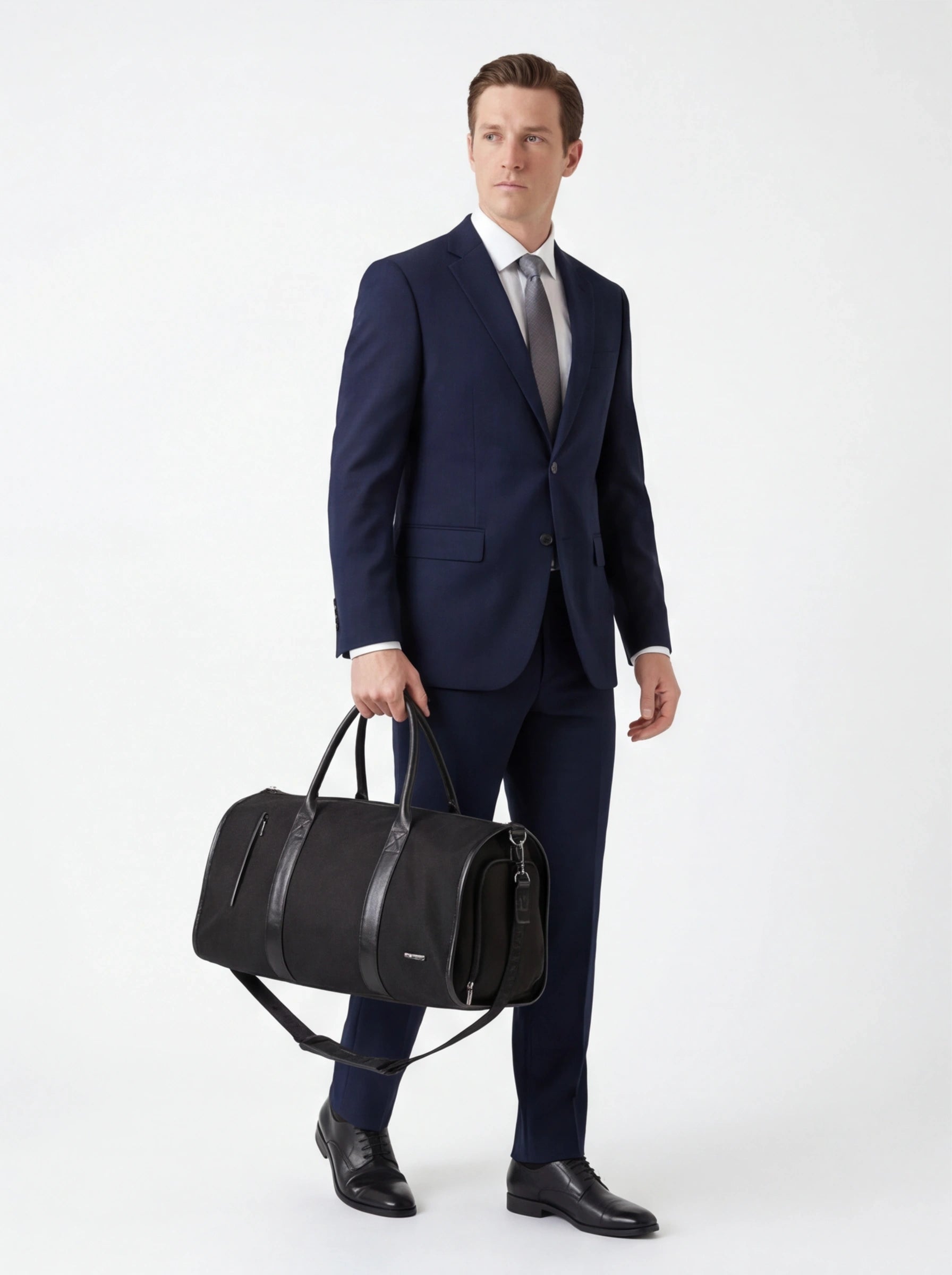 Elegancka torba na garnitur 2w1 WINGS BLACK