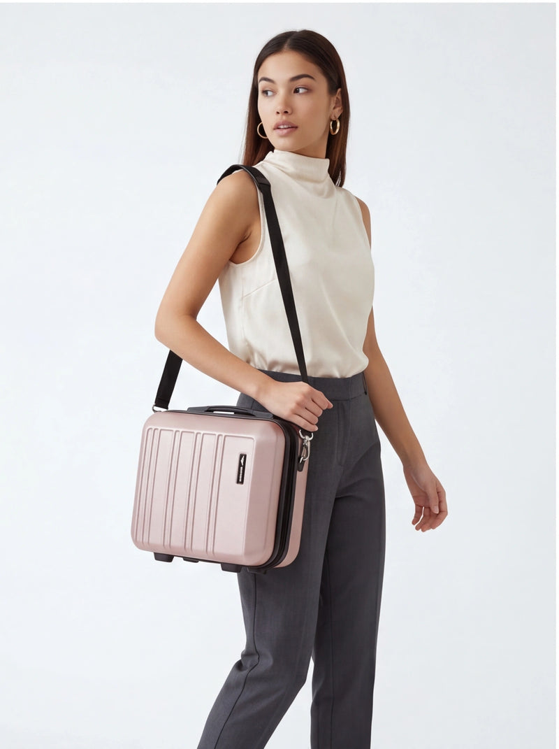 Kuferek podróżny Wings HARRIER kosmetyczka 14" ROSE GOLD