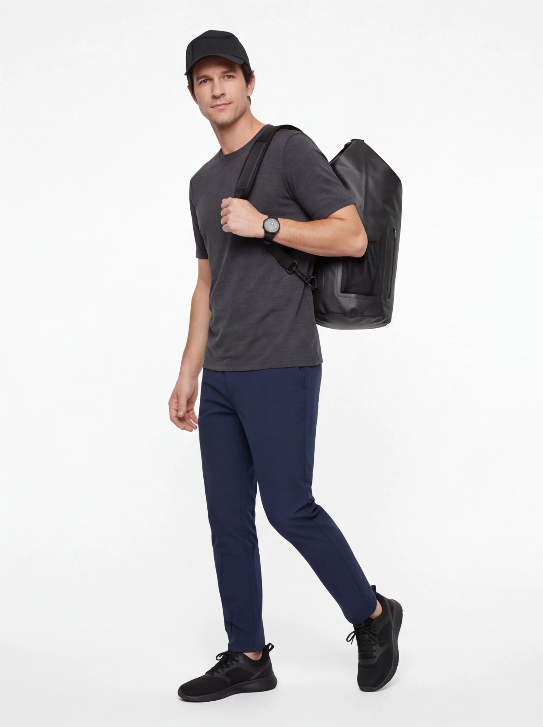Dry Bag 22L z funkcją plecaka BLACK