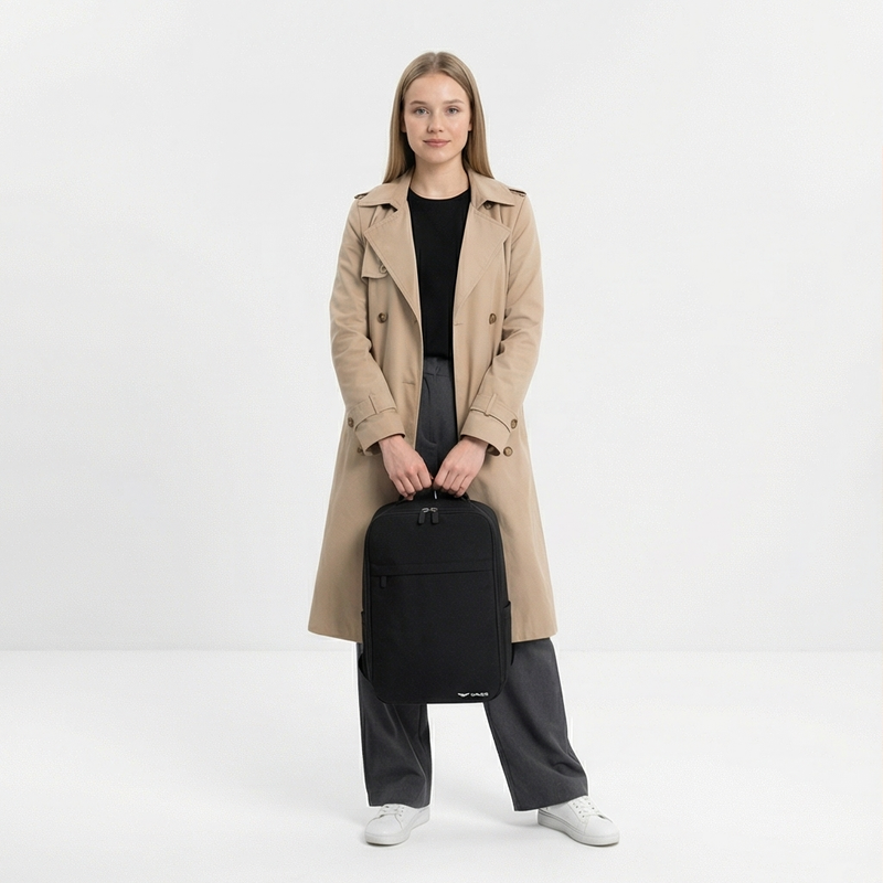 Plecak kabinowy Wings bagaż podręczny BLACK