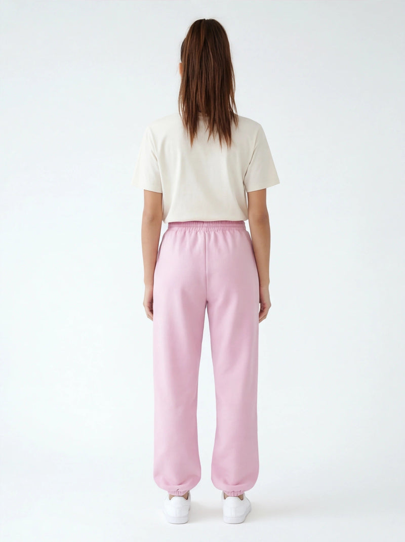 Damskie spodnie dresowe oversize UNLEASH WINGS PINK