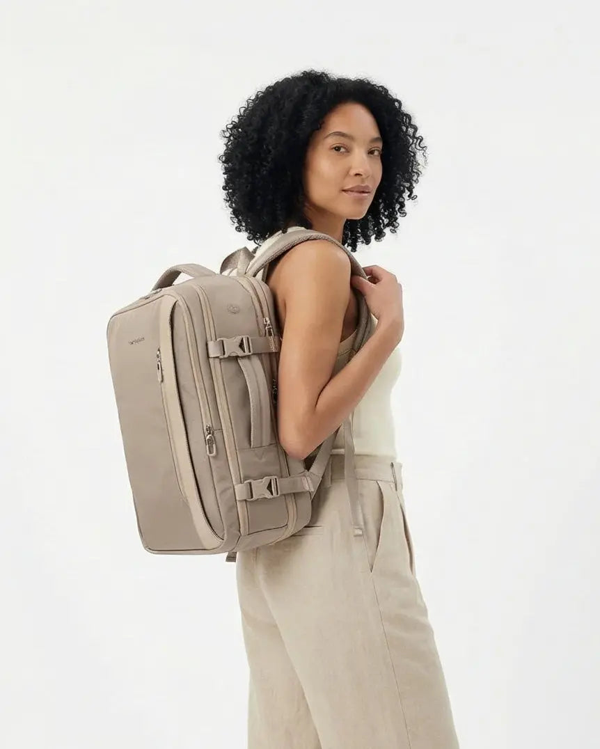 WINGS Plecak wielofunkcyjny SKYLARK poszerzany BEIGE SKYLARK COLLECTION