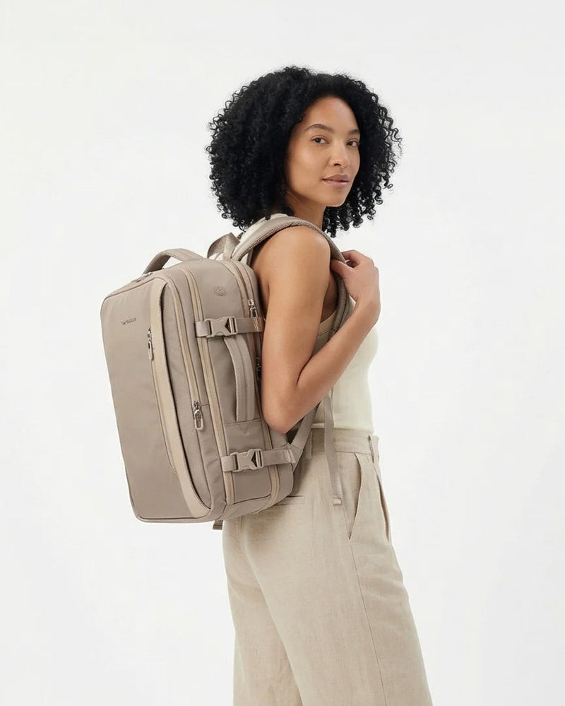 WINGS Plecak wielofunkcyjny SKYLARK poszerzany beige