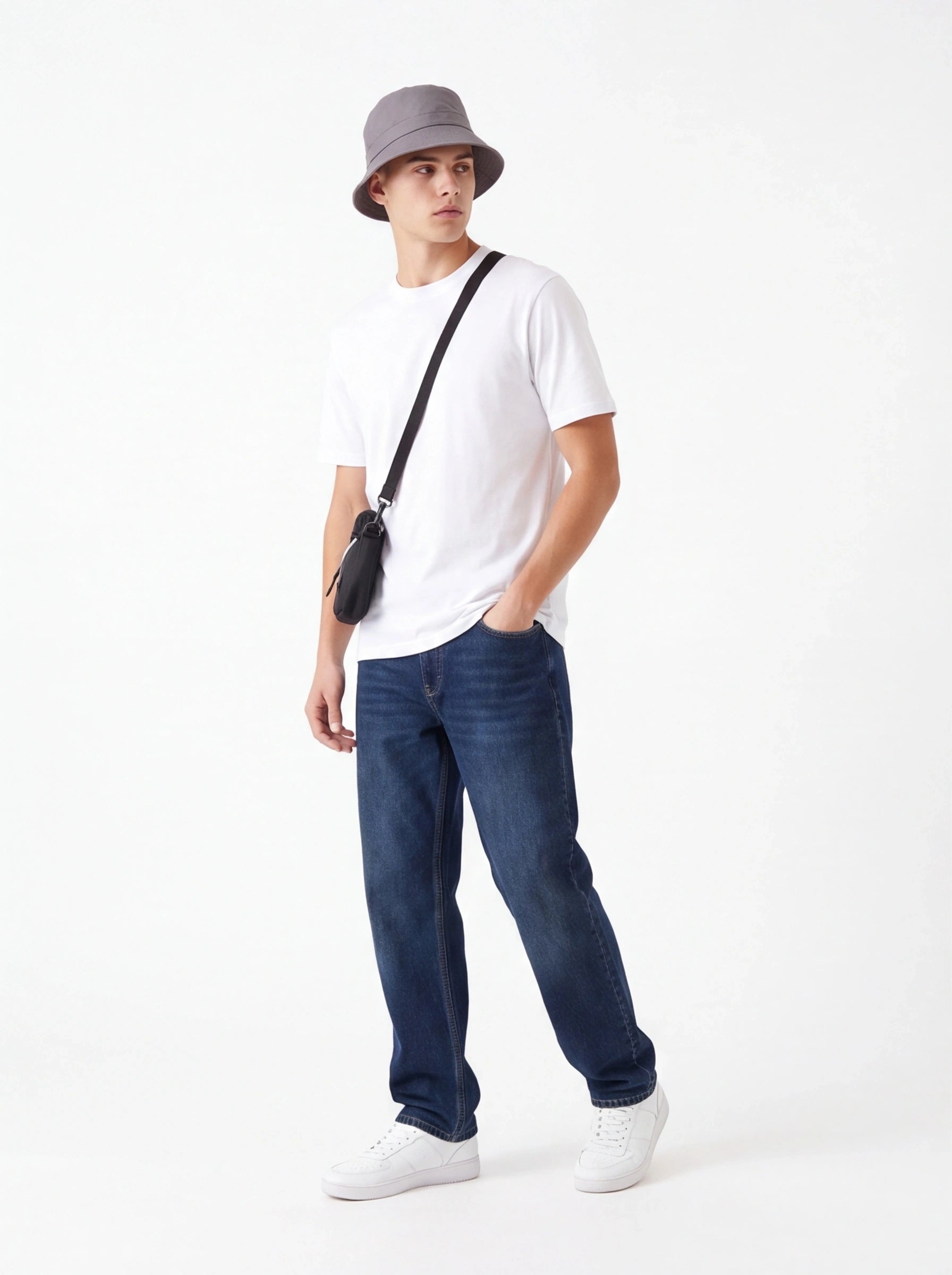 Bucket Hat WINGS UNLEASH bawełniany kapelusz GREY