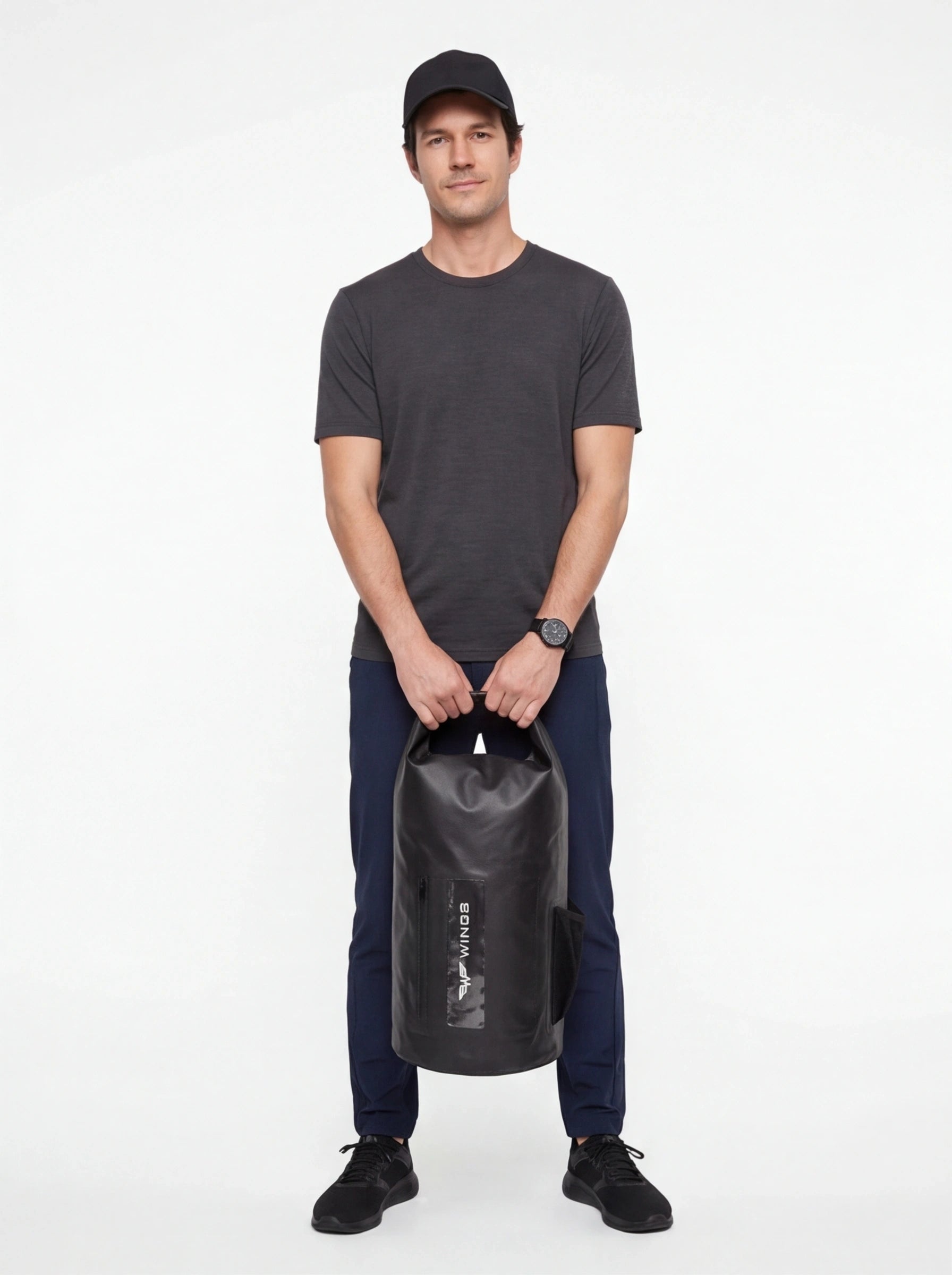 Dry Bag 22L z funkcją plecaka BLACK
