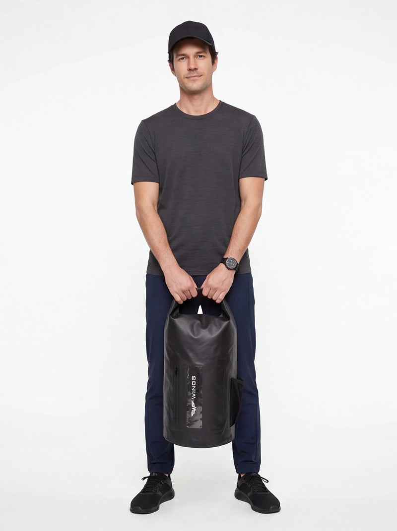 Dry Bag 22L z funkcją plecaka BLACK