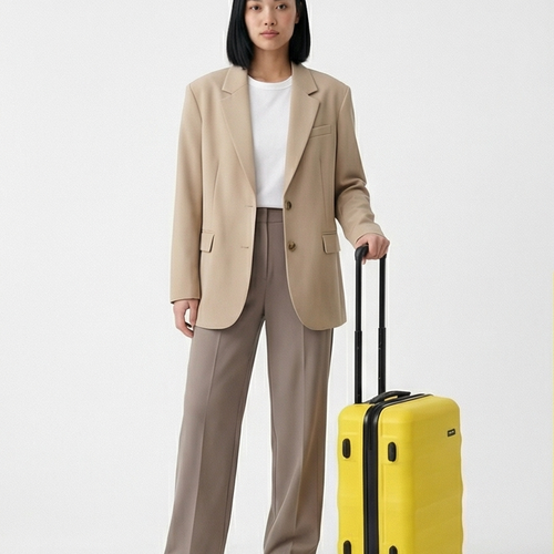 Walizka KABINOWA WINGS ABS+ VULTURE 20" Yellow