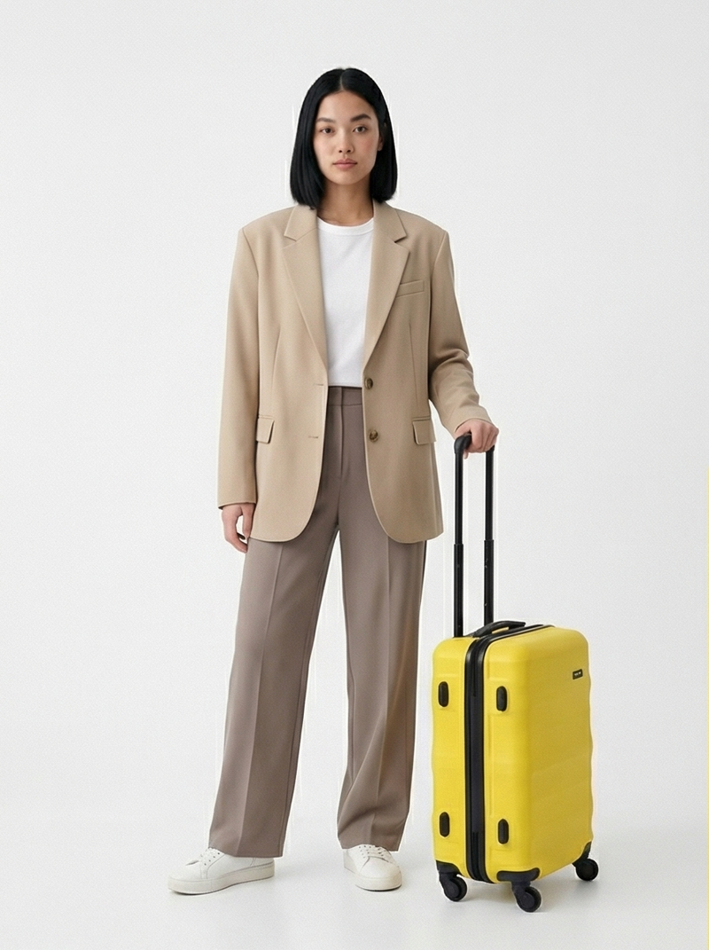 Walizka KABINOWA WINGS ABS+ VULTURE 20" Yellow