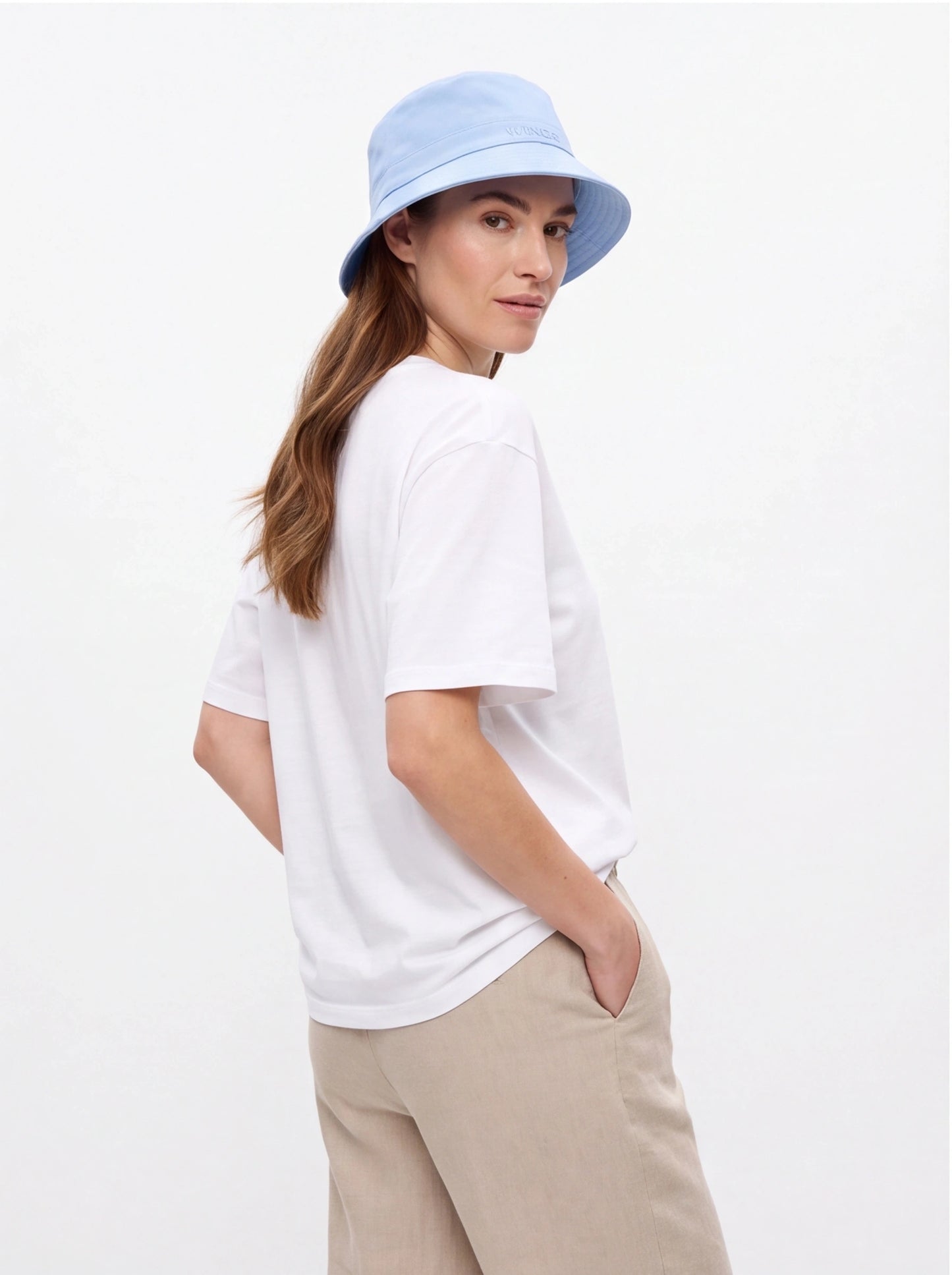 Bucket Hat WINGS UNLEASH bawełniany kapelusz PASTEL BLUE