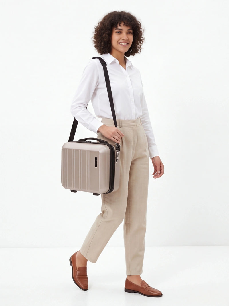 Kuferek podróżny Wings HARRIER kosmetyczka 14" CHAMPAGNE